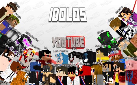 youtubers minecraft skins|Youtubers Minecraft Skins 